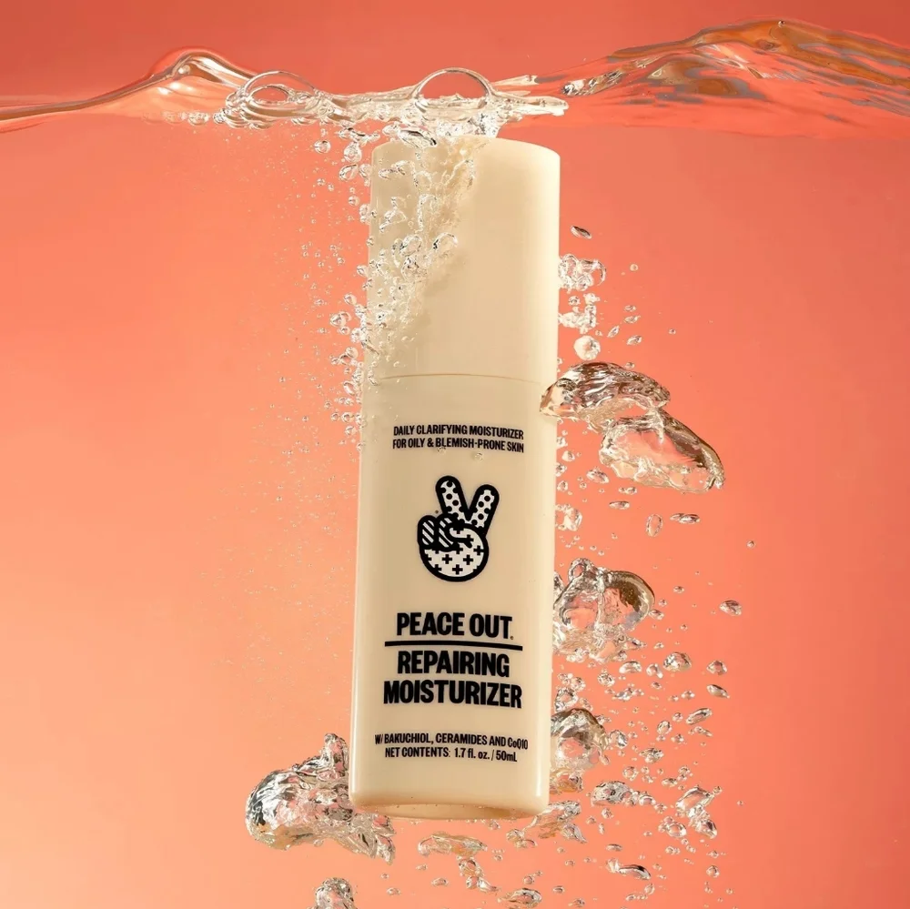 Peace Out Repairing Moisturizer.1.7 Oz. Full Sized. Never Used. - Picture 8 of 9